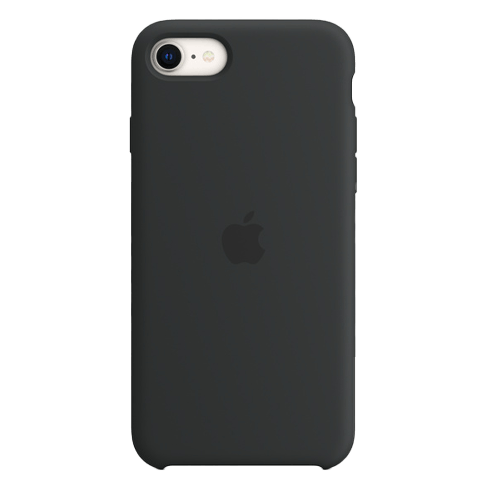 Apple iPhone SE 2022 чехол (Silicone Case) Чёрный 1 img.