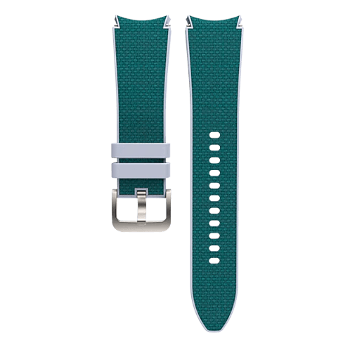 Samsung Galaxy #tide Collection Hybrid Fabric Watch Strap (20 mm) Tumši zaļš 1 img.