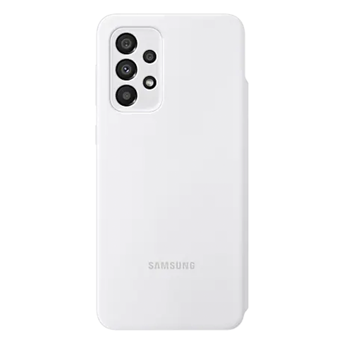 Samsung Galaxy A33 aizsargvāciņš (S View Wallet Case (EE)) Balts 3 img.