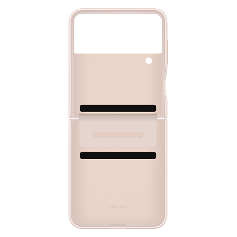 Samsung Galaxy Flip4 aizsargvāciņš (Flap Leather Cover) Persiks 3 img.