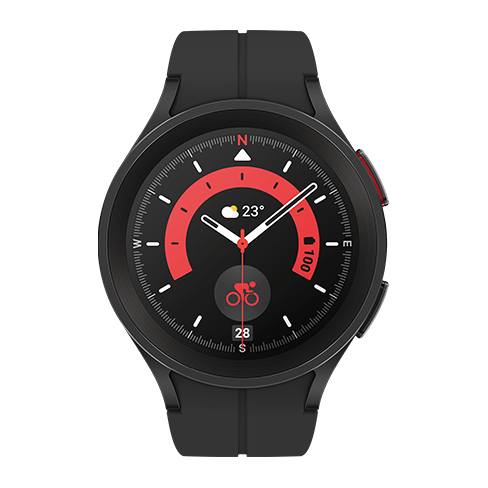Samsung Galaxy Watch5 Pro 45mm LTE | Izpakota ierīce Melns 1 img.