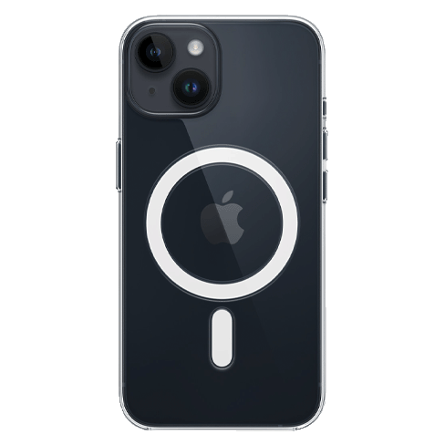 Apple iPhone 14 aizsargvāciņš (Clear Case with MagSafe) Caurspīdīgs 1 img.