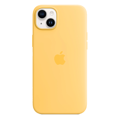 Apple iPhone 14 Plus aizsargvāciņš (Silicone Case with MagSafe) Dzeltens 1 img.