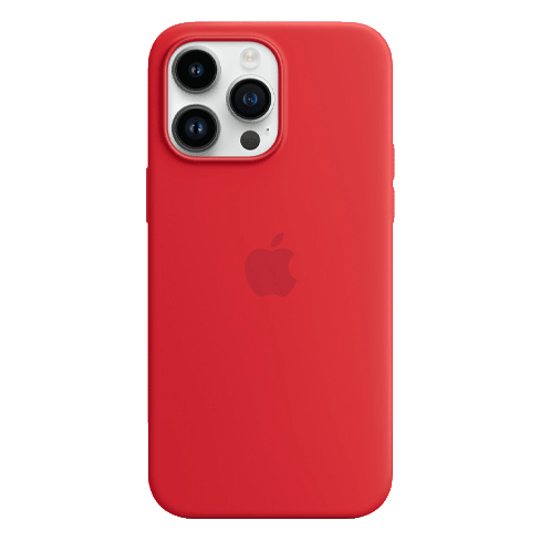 Apple iPhone 14 Pro Max чехол (Silicone Case with MagSafe) Красный 1 img.