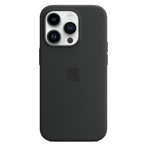  Apple iPhone 14 Pro чехол (Silicone Case with MagSafe) Чёрный 1 img.