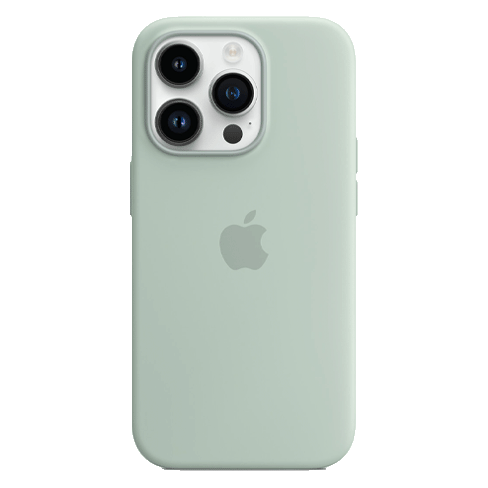  Apple iPhone 14 Pro aizsargvāciņš (Silicone Case with MagSafe) Zaļš 1 img.
