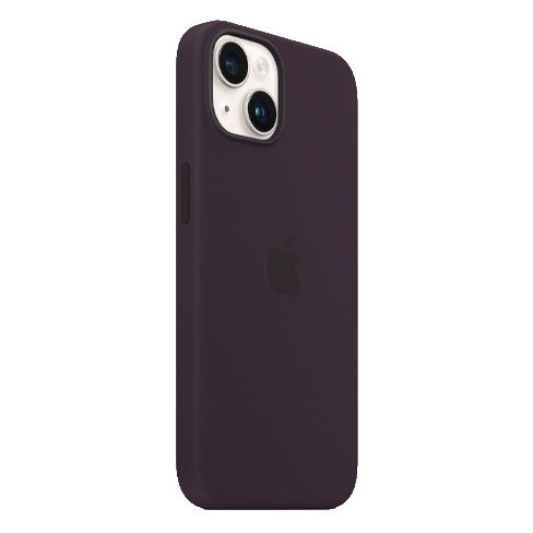 Apple iPhone 14 чехол (Silicone Case with MagSafe) Фиолетовый 2 img.