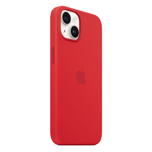 Apple iPhone 14 чехол (Silicone Case with MagSafe) Красный 2 img.