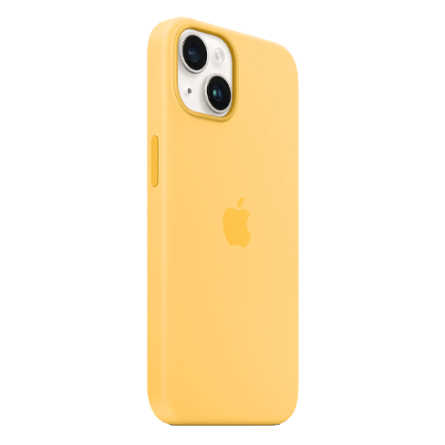 Apple iPhone 14 aizsargvāciņš (Silicone Case with MagSafe) Dzeltens 2 img.