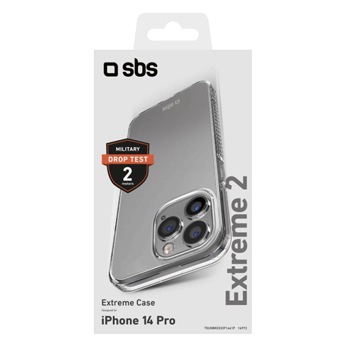 SBS Apple iPhone 14 Pro aizsargvāciņš (Extreme X2 Cover) Caurspīdīgs 1 img.