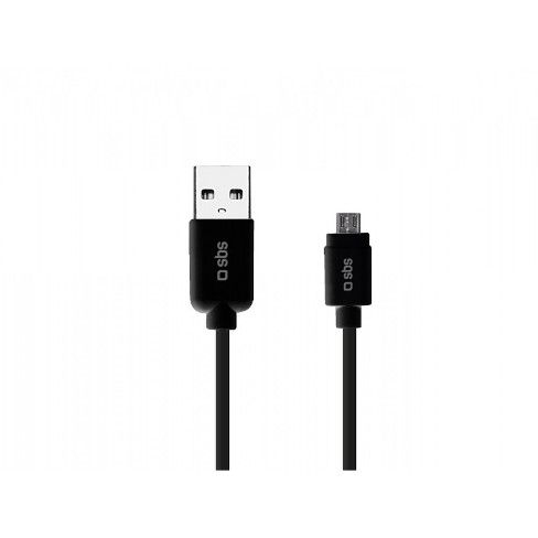 SBS USB-A to Micro USB 3 m vads Melns 1 img.