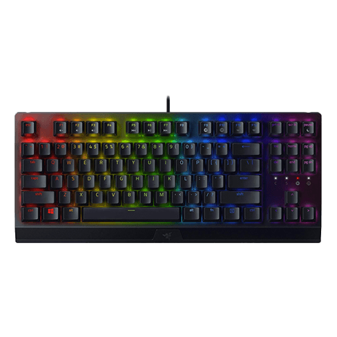 Razer BlackWidow V3 Tenkeyless Wired Gaming Keyboard Melns 1 img.