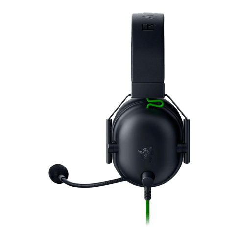 Razer BlackShark V2 Wired Gaming Headset Melns 3 img.