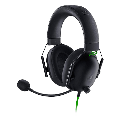 Razer BlackShark V2 Wired Gaming Headset Melns 1 img.