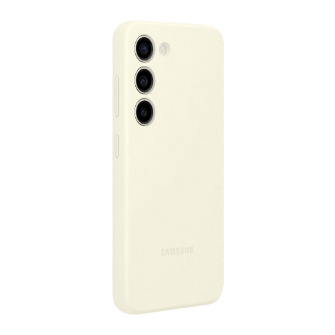 Samsung Galaxy S23 aizsargvāciņš (Silicone Cover) Balts 3 img.