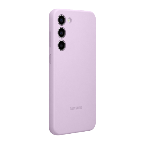 Samsung Galaxy S23+ aizsargvāciņš (Silicone Cover) Gaiši violets 3 img.