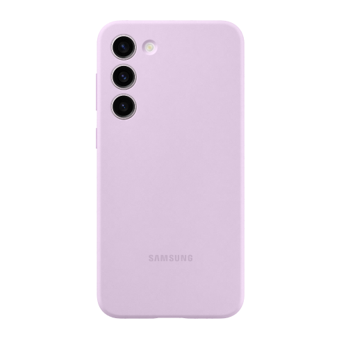 Samsung Galaxy S23+ aizsargvāciņš (Silicone Cover) Gaiši violets 1 img.