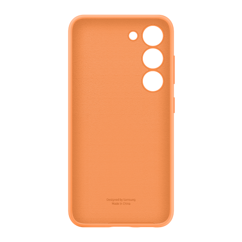 Samsung Galaxy S23 чехол (Silicone Cover) Оранжевый 4 img.