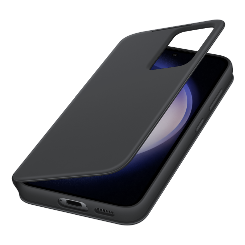 Samsung Galaxy S23 aizsargvāciņš (Smart View Wallet Case) Melns 5 img.