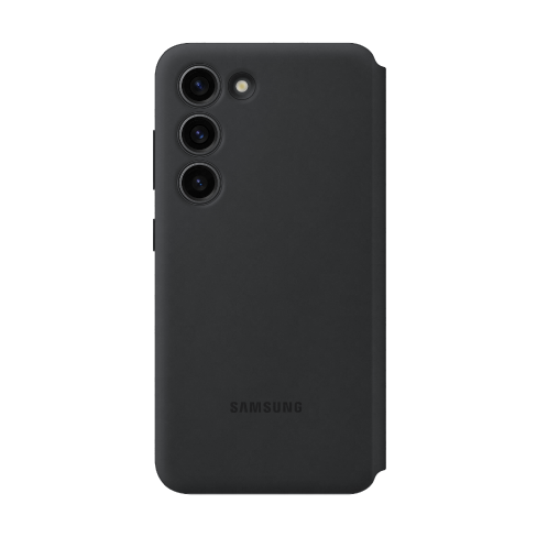 Samsung Galaxy S23 aizsargvāciņš (Smart View Wallet Case) Melns 4 img.
