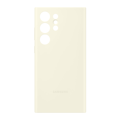 Samsung Galaxy S23 Ultra aizsargvāciņš (Silicone Cover) Balts 2 img.
