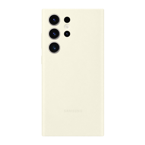 Samsung Galaxy S23 Ultra aizsargvāciņš (Silicone Cover) Balts 1 img.