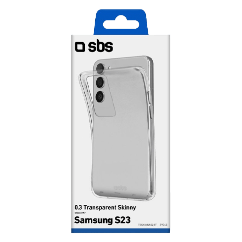 SBS Samsung Galaxy S23 aizsargvāciņš (Skinny Cover) Caurspīdīgs 2 img.