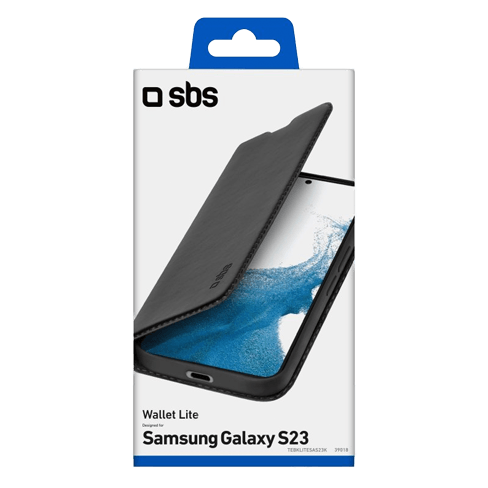 SBS Samsung Galaxy S23 aizsargvāciņš (Wallet Lite Case) Melns 2 img.