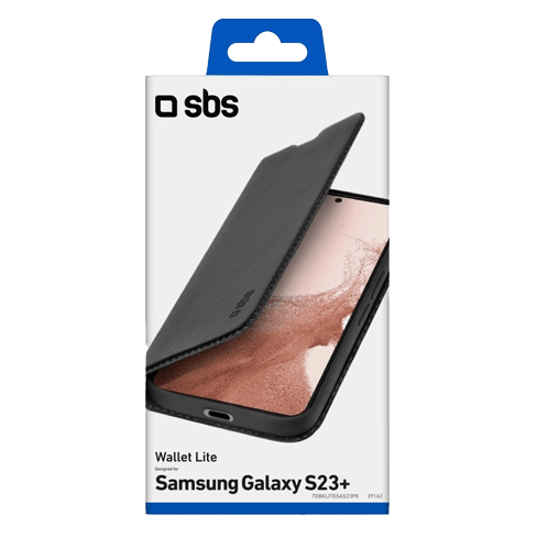 SBS Samsung Galaxy S23+ aizsargvāciņš (Wallet Lite Case) Melns 2 img.
