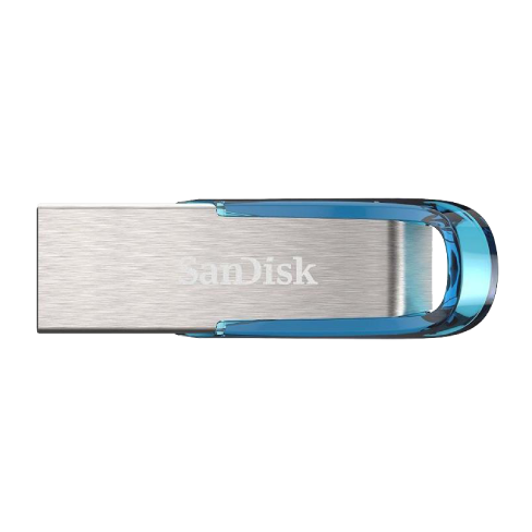 SanDisk Ultra Flair 64 GB USB 3.0 Zils 1 img.