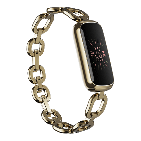FitBit Luxe Gorjana Juwellery Band Special edition Zelts 1 img.