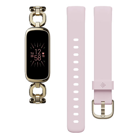FitBit Luxe Gorjana Juwellery Band Special edition Zelts 2 img.
