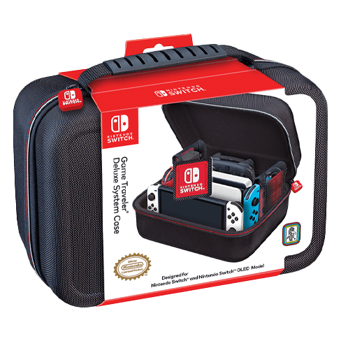 Nintendo Switch System Deluxe Travel Case Melns 2 img.