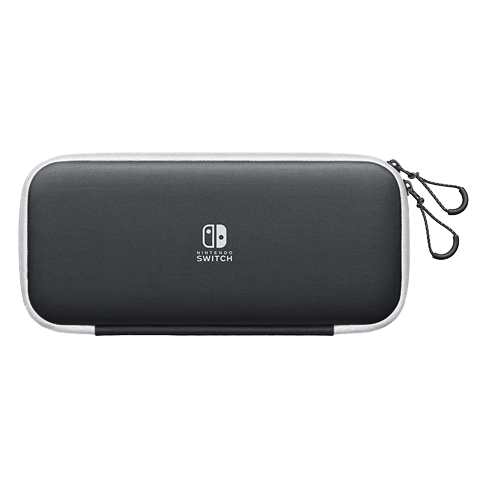 Nintendo Switch Carrying Case + Screen Protector Melns 1 img.