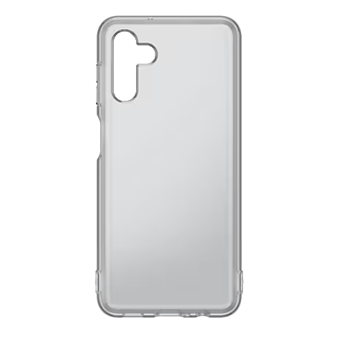Samsung Galaxy A04s чехол (Soft Clear Cover) Прозрачно-черный 2 img.