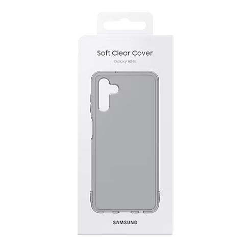 Samsung Galaxy A04s чехол (Soft Clear Cover) Прозрачно-черный 6 img.