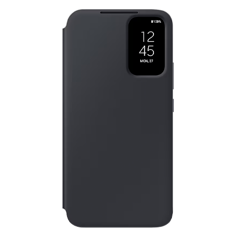 Samsung Galaxy A34 aizsargvāciņš (Smart View Wallet Case) Melns 4 img.