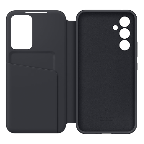 Samsung Galaxy A54 aizsargvāciņš (Smart View Wallet Case) Melns 2 img.