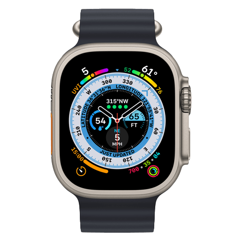 Watch Ultra 49mm Titanium Case | Ocean Band