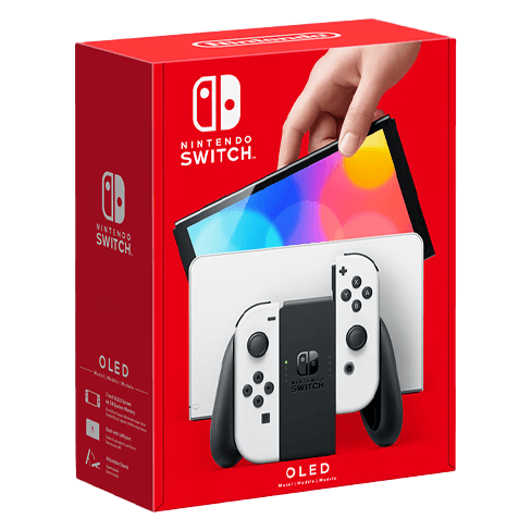 Nintendo Switch OLED Joy-Con Balts 4 img.