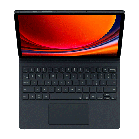 Samsung Galaxy Tab S9 чехол (Book Cover Keyboard) Чёрный 2 img.