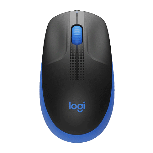 Logitech USB Optical Wireless M190 Mouse Синий 1 img.