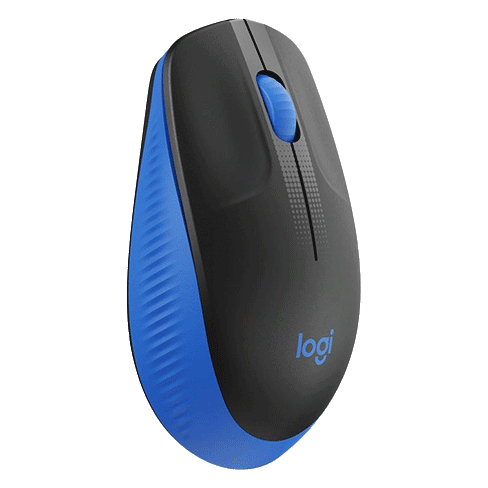 Logitech USB Optical Wireless M190 Mouse Синий 2 img.