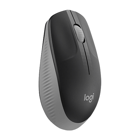 Logitech USB Optical Wireless M190 Mouse Pelēks 2 img.