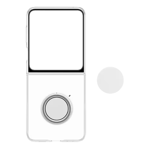 Samsung Galaxy Flip5 aizsargvāciņš (Clear Gadget Cover) Caurspīdīgs 4 img.