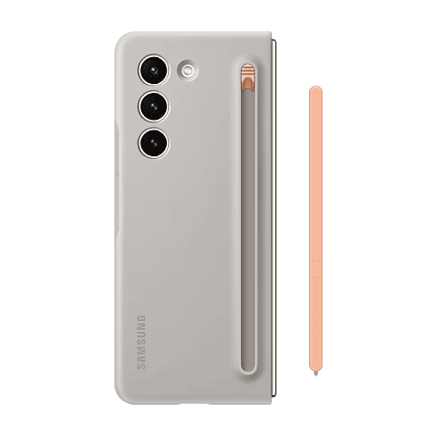 Samsung Galaxy Fold5 чехол (Slim S-Pen Cover) Бежёвый 2 img.