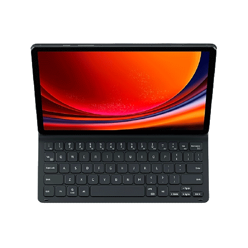 Samsung Galaxy Tab S9 aizsargvāciņš (Book Cover Keyboard Slim) Melns 2 img.
