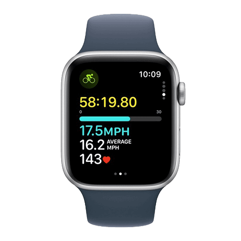 Apple Watch SE (2023) 40mm Aluminium Case | Sport Band M/L Серебряный 5 img.