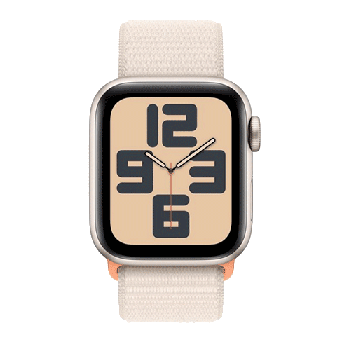 Apple Watch SE (2023) 40mm Aluminium Case | Sport Loop Bēšs 2 img.