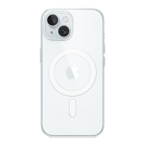 Apple iPhone 15 aizsargvāciņš (Clear Case with MagSafe) Caurspīdīgs 1 img.